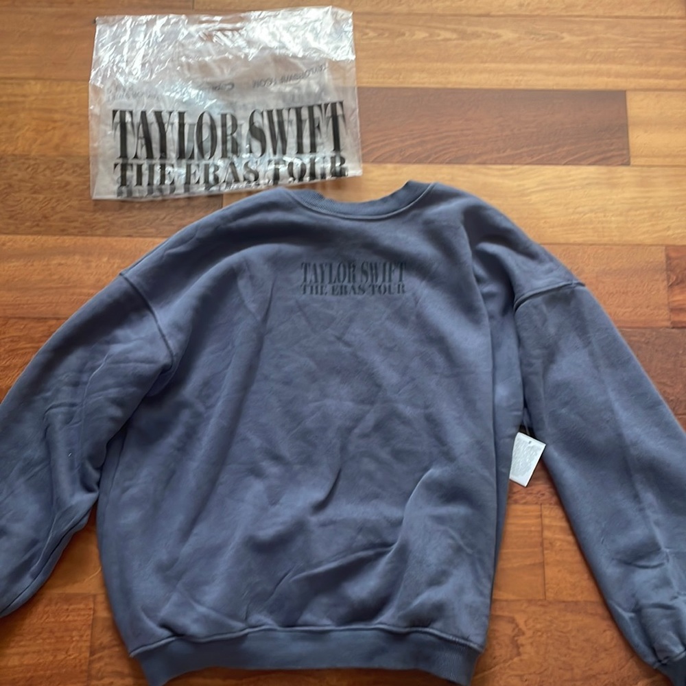 NWT Eras Tour Blue Crewneck